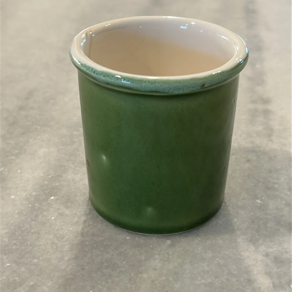 Sur La Table Terracotta From Tuscany Spice Jar Made in Italy - No Lid in Green